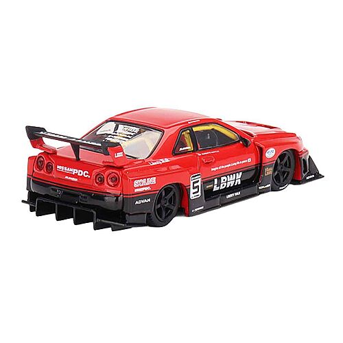 Mini Gt Nissan 1:64 Lb-Er34 Super Silhouette Skyline Red/Black 843 - 3