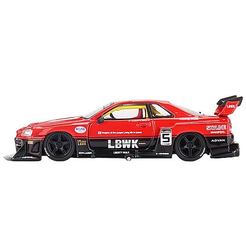 Mini Gt Nissan 1:64 Lb-Er34 Super Silhouette Skyline Red/Black 843 - 4
