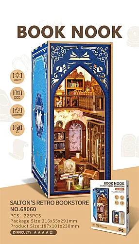 3D Wooden Puzzle Book Stand Series 68060 - 4