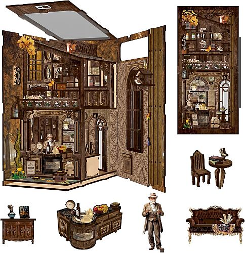 3D Wooden Puzzle Book Stand Series Coffee And Home 68050 - 3