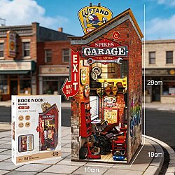 3D Wooden Puzzle Book Stand Series Garage 68048 - 2