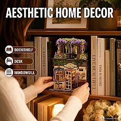 3D Wooden Puzzle Book Street View 68075 - 7