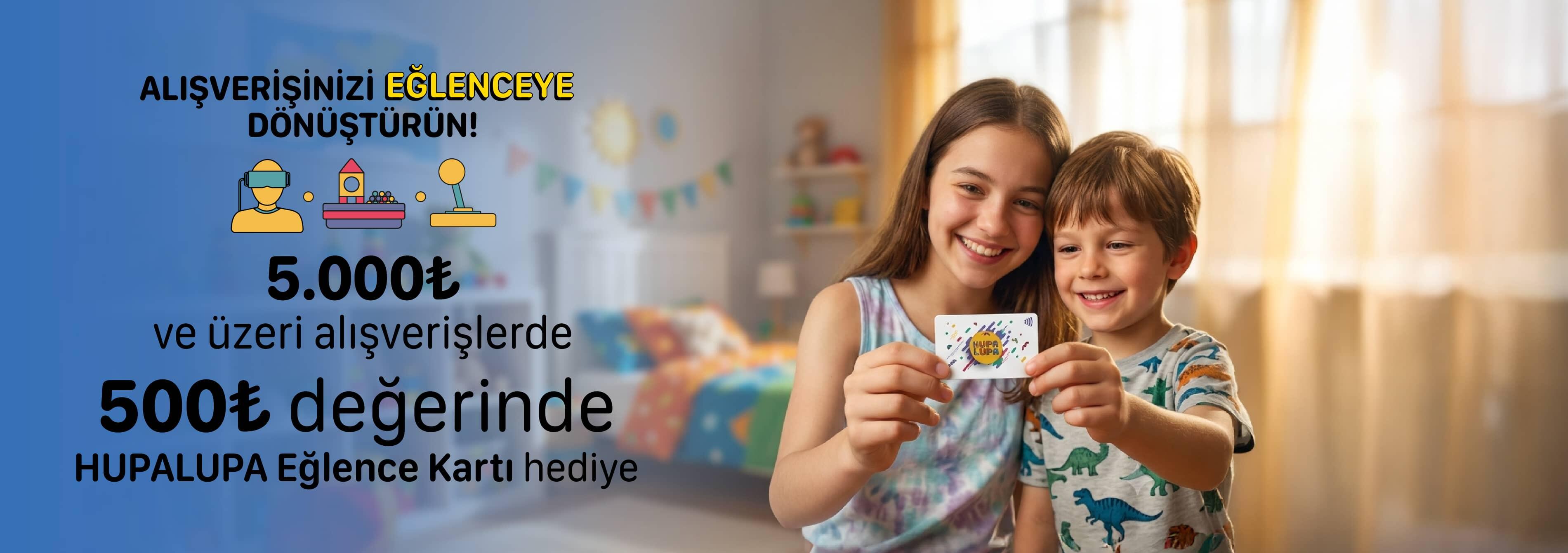 Hediye Kartı 5000 TL'ye 500 TL Hediye