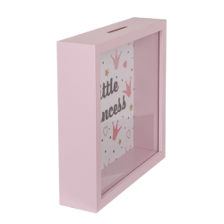 Ahşap Para Kutusu Küçük Prenses - Wooden Savıng Box Lıttle Prıncess 20X20 Cm. 144458 - 2