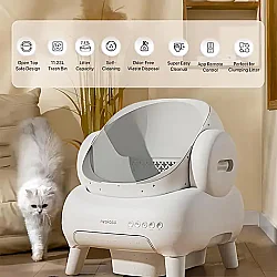 Neakasa Cat Litter Box Neakasa M1 Üstü Açık Akıllı Kedi Tuvaleti Beyaz - 3