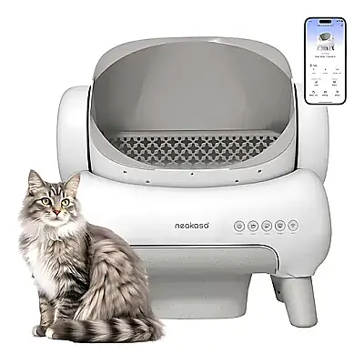 Neakasa Cat Litter Box Neakasa M1 Üstü Açık Akıllı Kedi Tuvaleti Beyaz - 6