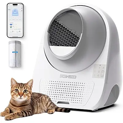 Catlink Aı Cat Litter Box-Scooper(Luxury Pro-X) Cl Yapay Zeka Destekli Otomatik Kedi Tuvaleti-08 - 3