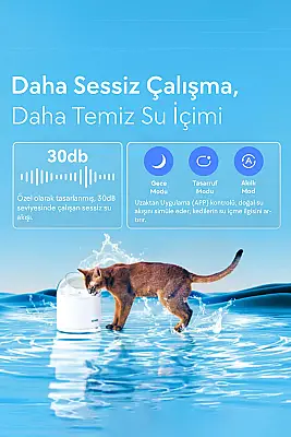 Catlink Aı Water Fountain-Pure 2 Uv Cl- Su Pınarı Wa-02 - 5