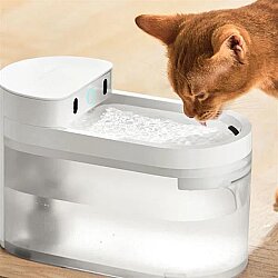 Catlink Aı Water Fountain-Wireless Cl Pure 3 Yapay Zeka Destekli Kedi ve Küçük Irk Köpekler için Kablosuz Otomatik Su Kabı 2,3lt-Wb-01 - 5
