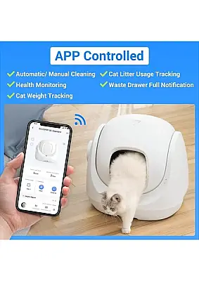 Catlink Cat Litter Box-Scooper Se Lite Cl-Otomatik Kedi Tuvaleti Ca-03 - 5