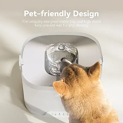 Cheerble Pet Fountain Elfin D1 Pro Cdy04 Şarjlı Köpek Su Pınarı - 3