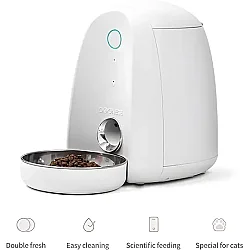 Airpet F05 Smart Feeder Mini Wıfı(Stainless Steel Bowl) F05 Akıllı Mini Mama Kabı Wifi Bağlantılı - 1