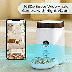 Airpet F10A Smart Cam Feeder (3.6L) F10A Akıllı Otomatik Mama Kabı – Kamera Kontrollü - 1