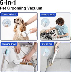 Neakasa Pet Grooming Kit &Vacuum Po Pn0210W Kedi ve Köpek Tıraş Makinesi - 8