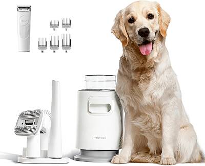 Neakasa Pet Grooming Kit &Vacuum Po Pn0210W Kedi ve Köpek Tıraş Makinesi - 1