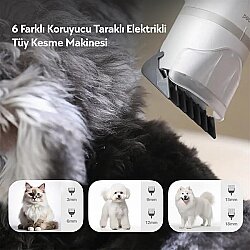 Airpet Pet Grooming Kit S1 Pro Kedi & Köpek Tıraş Makinesi - 5