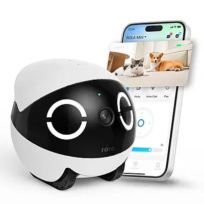 Enabot Rola Mini 2K Kameralı Evcil Hayvan Robotu - 4