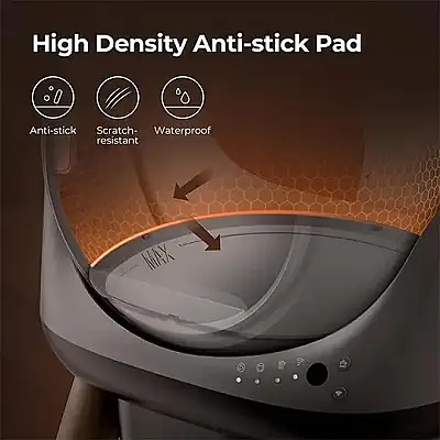 Airpet Rotating Cat Litter Box 4073B Otomatik Koku Kontrollü Akıllı Kedi Tuvaleti - 5