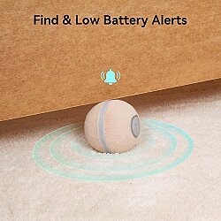 Airpet Wicked Ball M3 Cwq02 İnteraktif Şarjlı Kedi Oyun Topu Krem - 2