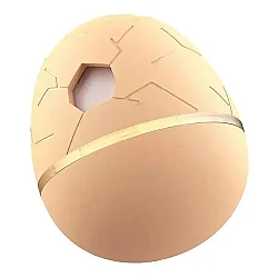 Airpet Wicked Egg C0222-Cr Şarjlı Akıllı İneraktif Kedi & Köpek Yumurta Oyuncağı, Krem - 1