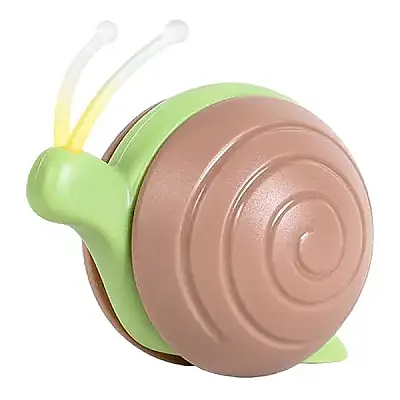 Airpet Wicked Snail Cwj02-Br Şarjlı Akıllı İnteraktif Salyangoz Şekilli Kedi Oyuncağı Kahverengi - 1