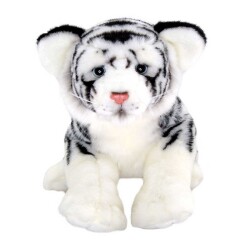 Animals Of The World 30 cm Floppy Beyaz Kaplan 20857 - Animals Of The World