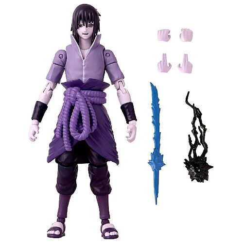 Anime Heroes Naruto Sasuke Rinnegan / Mangekyo Sharingan Eklemli Figür - 2