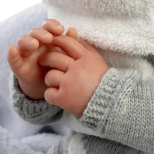 Antonio Juan Reborn Pipo Şallı Sweet Yumuşak Gövde Bebek 80114 - 2