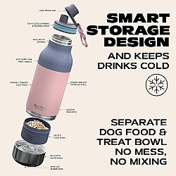 Asobu Barky Bottle - Pastel Pink 1 L - 3