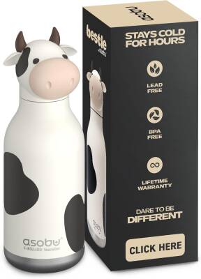 Asobu Bestie Bottle - Cow 460 ml. - 2