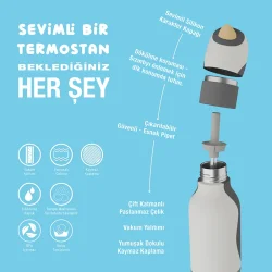 Asobu Bestie Bottle - Penguin 460 ml. - 8