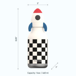 Asobu Bestie Bottle - Rocketship 460 Ml. - 3