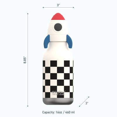 Asobu Bestie Bottle - Rocketship 460 Ml. - 3
