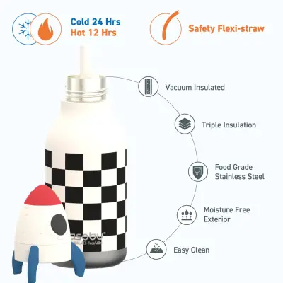 Asobu Bestie Bottle - Rocketship 460 Ml. - 4