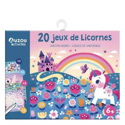 Auzo Toys 20 Eğlenceli Oyun & Dev Poster - Unicorn - 1