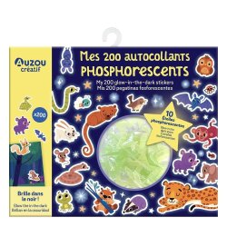 Auzo Toys 200 Fosforlu Sticker Seti – Poster + 10 Yıldız - Auzo Toys