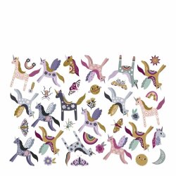 Çocuklar İçin Geçici Dövme - Unicorn - 2