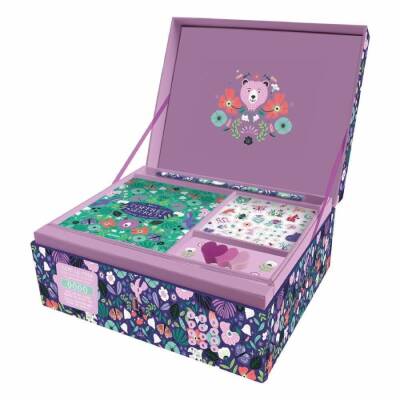 Auzo Toys Gizli Hazineler Kırtasiye Kutusu – Sticker, Defter ve Daha Fazlası - 1