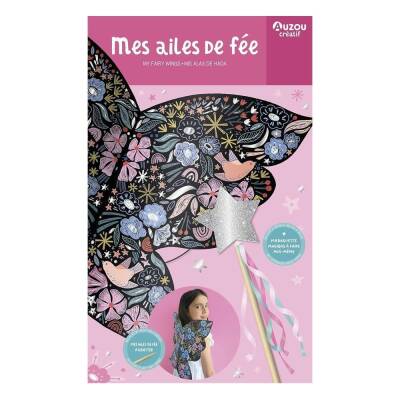 Auzo Toys Küçük Sanatçının Etkinlik Seti - Kazımalı Peri Kanatları - 1