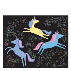 Auzo Toys Küçük Sanatçının Etkinlik Seti - Unicorn Kazıma Kartları - 3