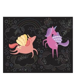 Auzo Toys Küçük Sanatçının Etkinlik Seti - Unicorn Kazıma Kartları - 2