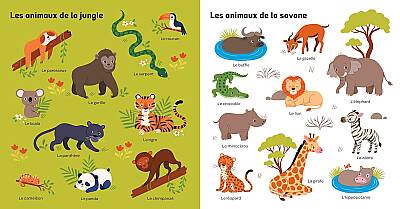 Auzo Toys Mes 100 Mots Pour Découvrir Les Animaux Fransızca - 3