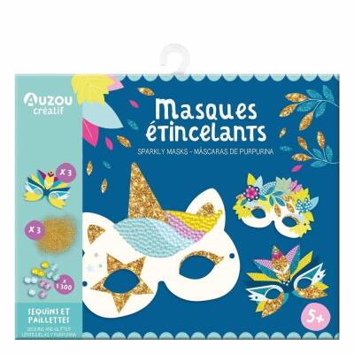 Auzo Toys Sanatçının Etkinlik Seti - Parıltılı Maskeler - 1