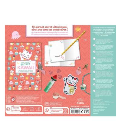 Auzo Toys Yaratıcı Kırtasiyem - Kawaii Defter ve Kırtasiye Seti - 5