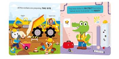 Auzou Building Site - My First Animated Board Book - 2
