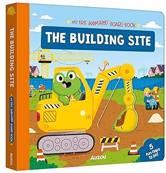 Auzou Building Site - My First Animated Board Book - 1