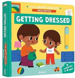 Auzou Getting Dressed - My First Animated Board Book - 2