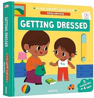 Auzou Getting Dressed - My First Animated Board Book - 2