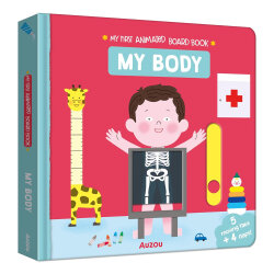 Auzou My First Animated Board Book - Human Body - Auzou