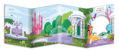 Auzou My Fold-Out Magnetic Adventure - Princes And Princesses - 2